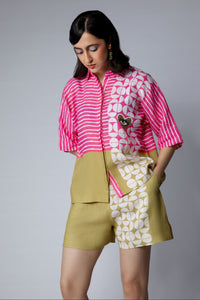 Eye in Heart Shirt Pink W