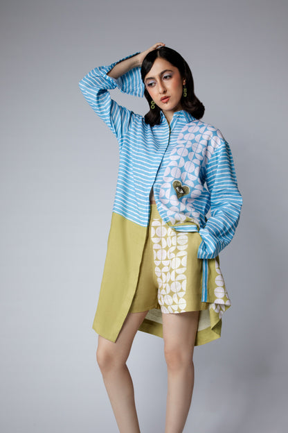 EYE IN THE HEART Dress - Blue