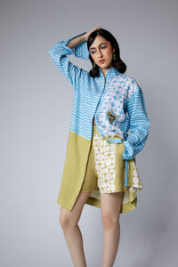 Eye in Heart Dress Blue W