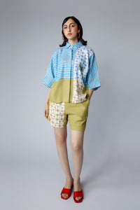 Eye In Heart Shirt Blue W