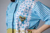Eye in the Heart Shirt Blue