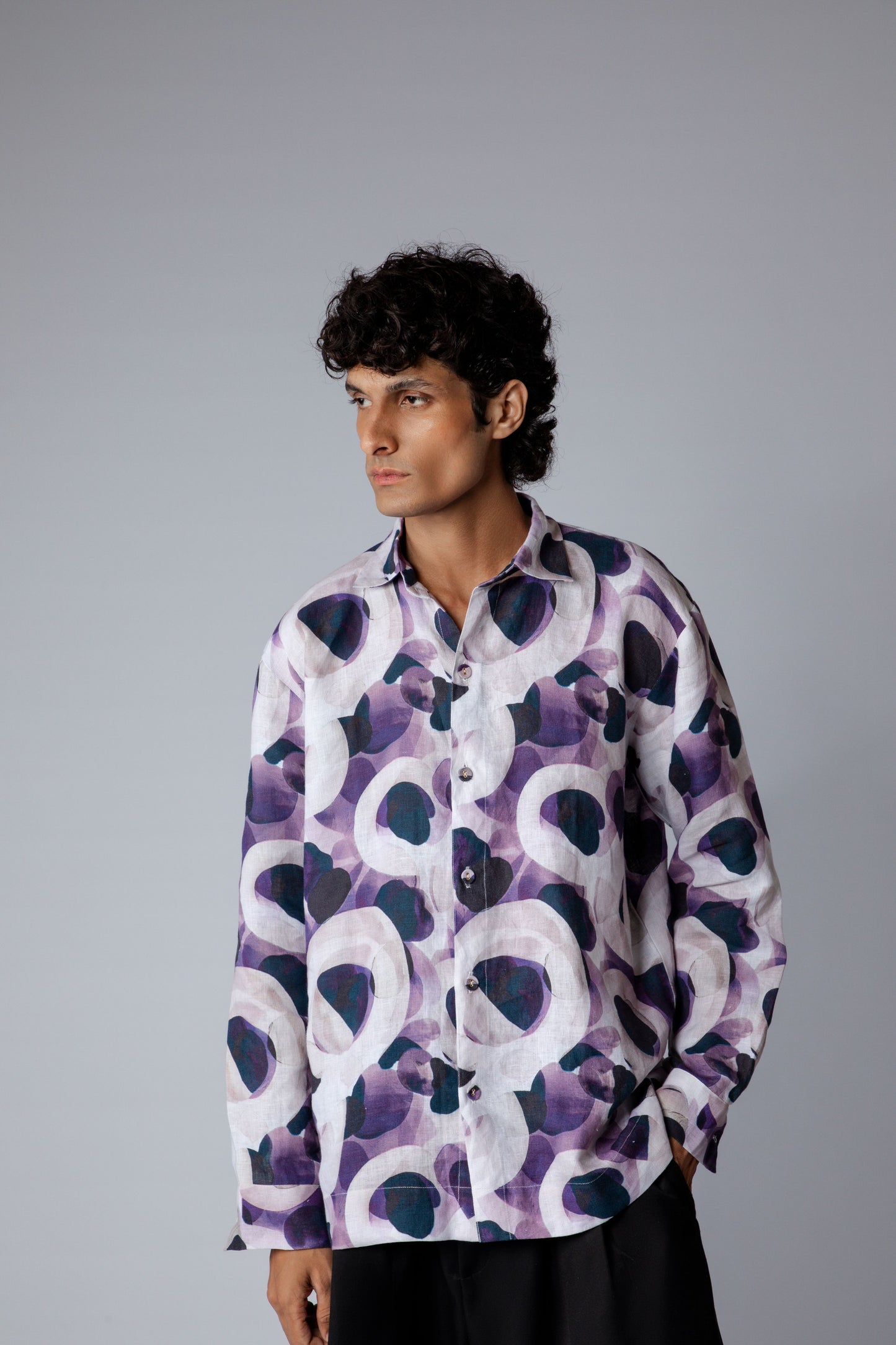 DOODLE U Shirt - Purple