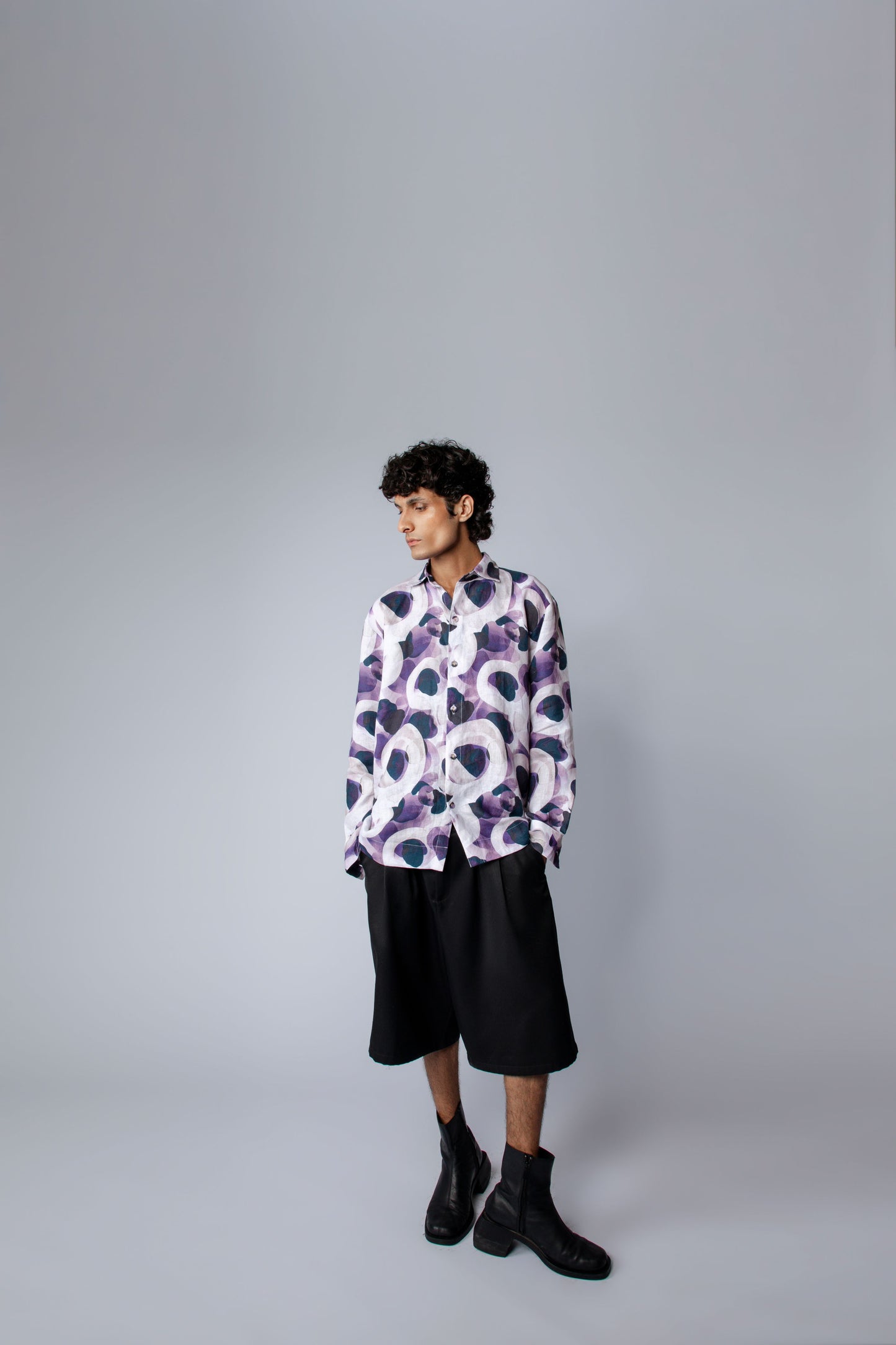 DOODLE U Shirt - Purple