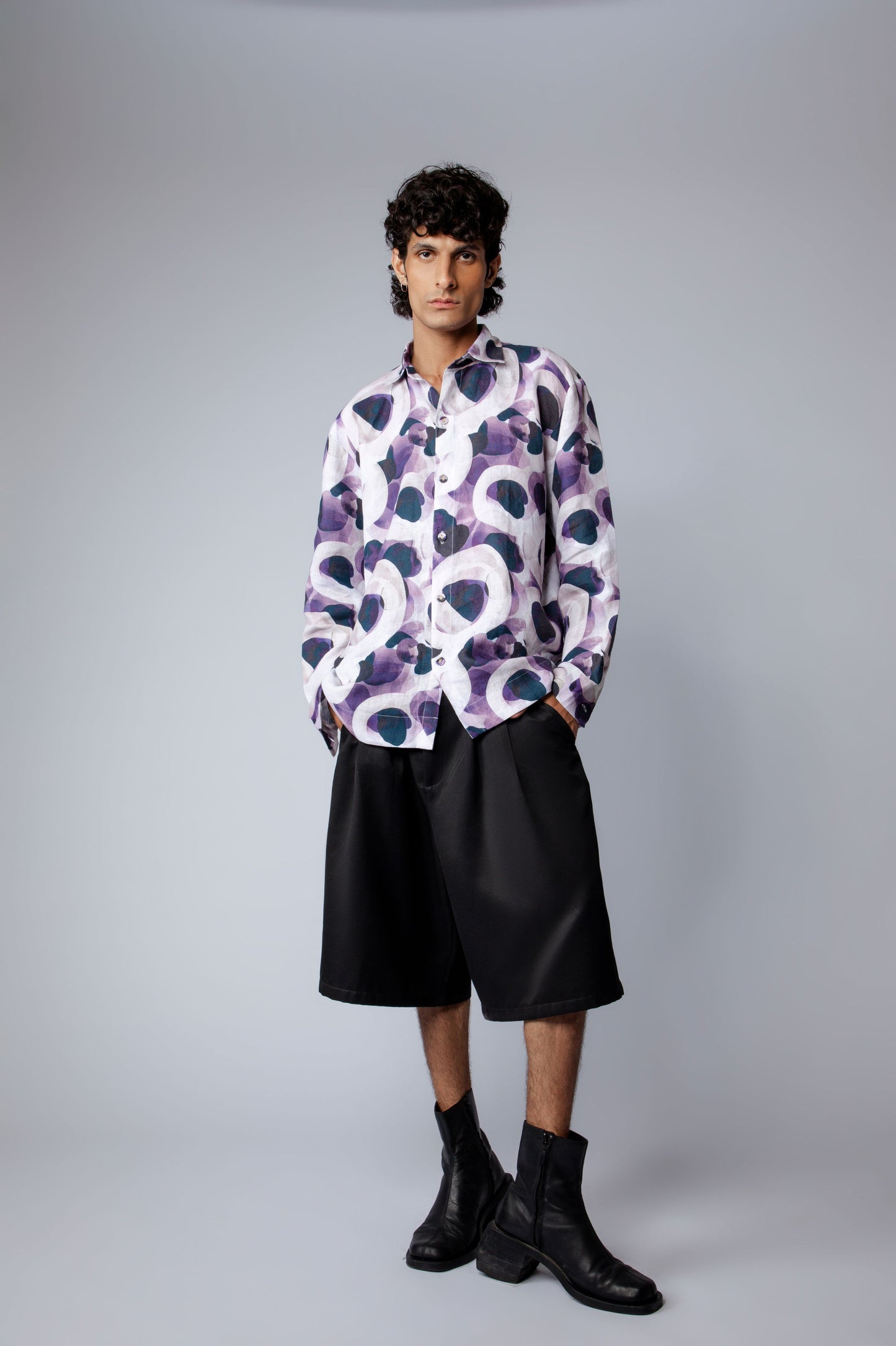 DOODLE U Shirt - Purple