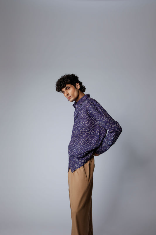 DOT MANIA U Shirt - Purple