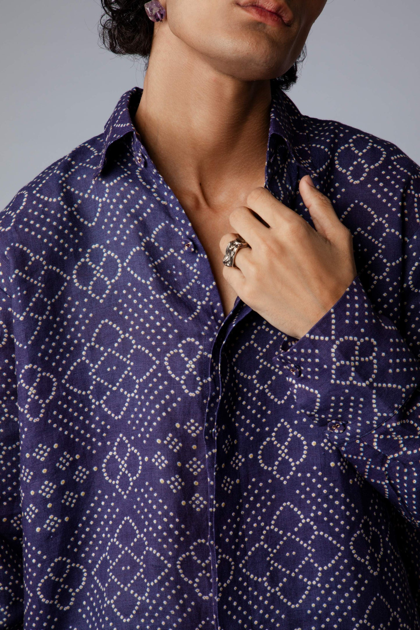 DOT MANIA U Shirt - Purple