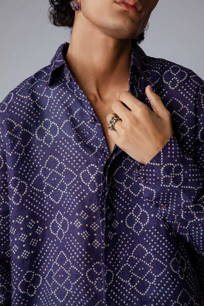DOT MANIA U Shirt - Purple