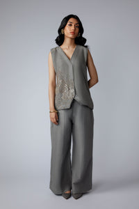 Festive Waistcoat Gray