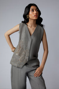Wide Legs Pants Gray