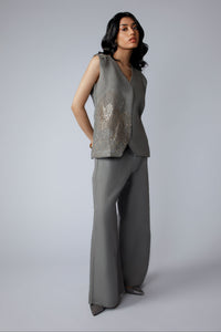 Wide Legs Pants Gray
