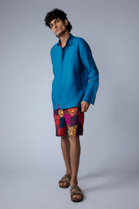 Teal Shirt w Shorts