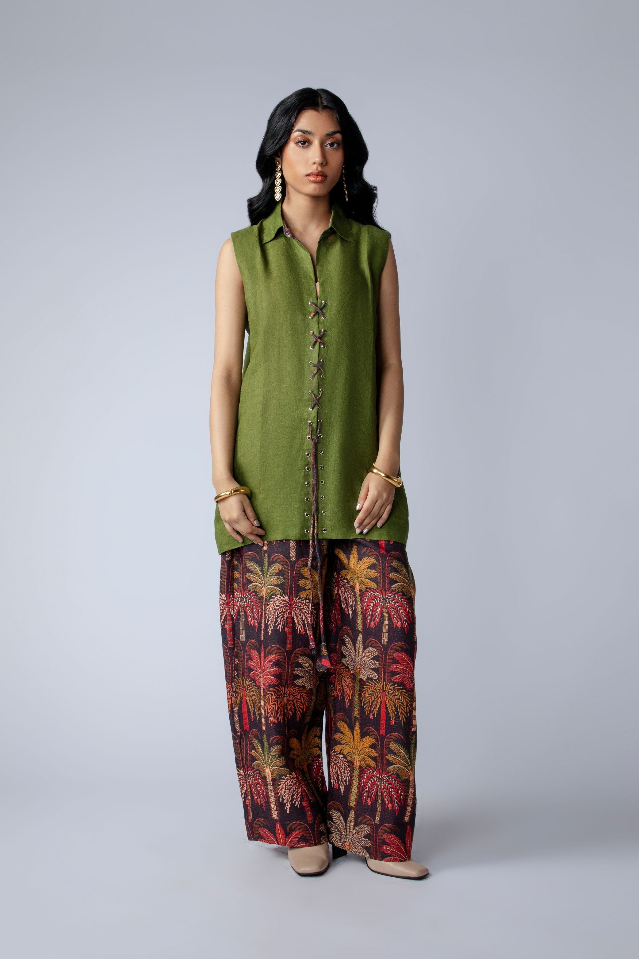Jungle Mirage Linen Set