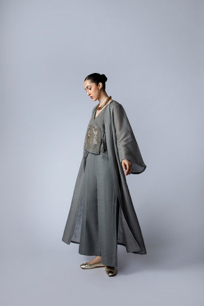 CHILLUMINATED W Shrug Set - Gray