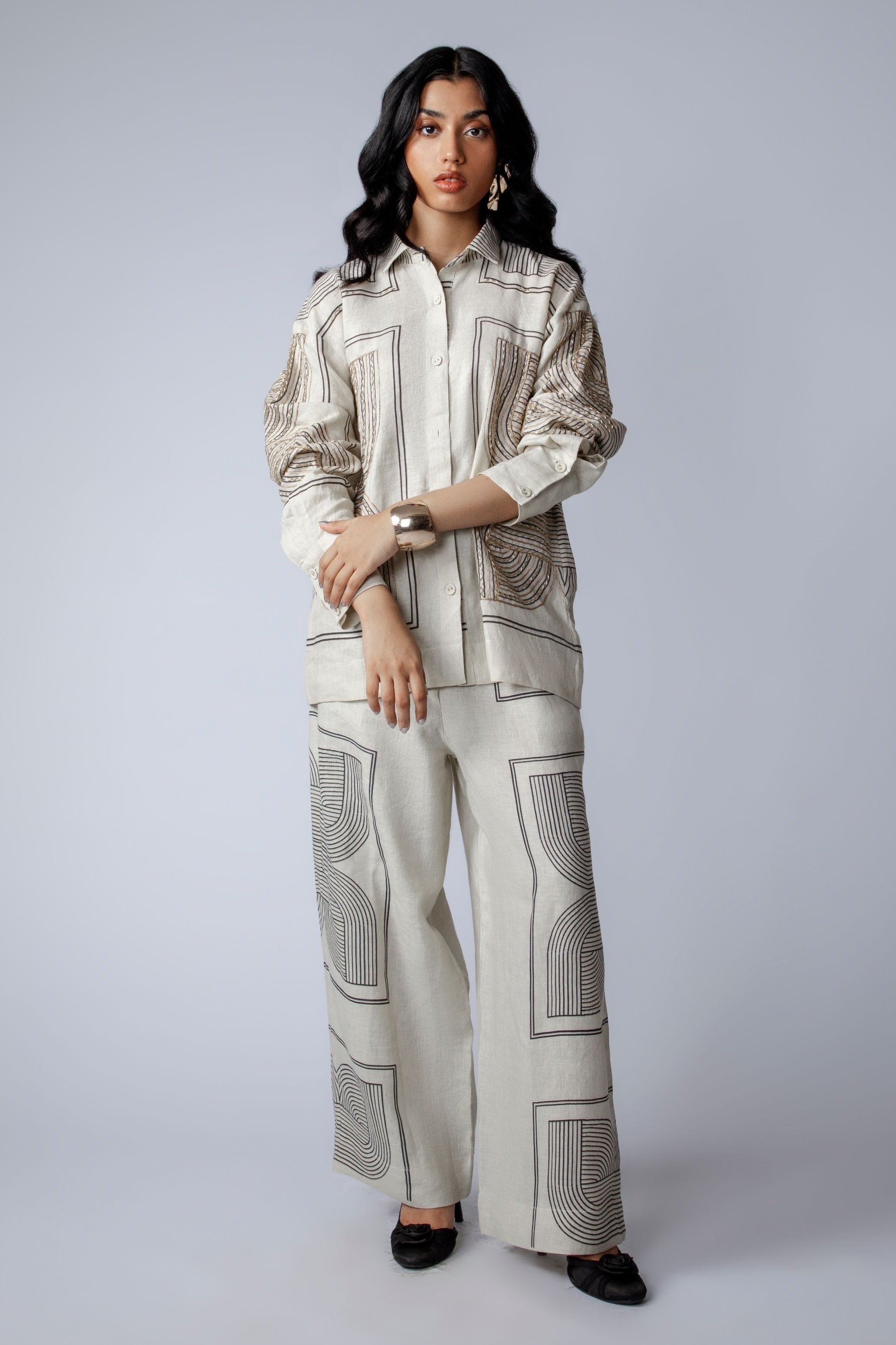 Mishmash Cord Set Beige