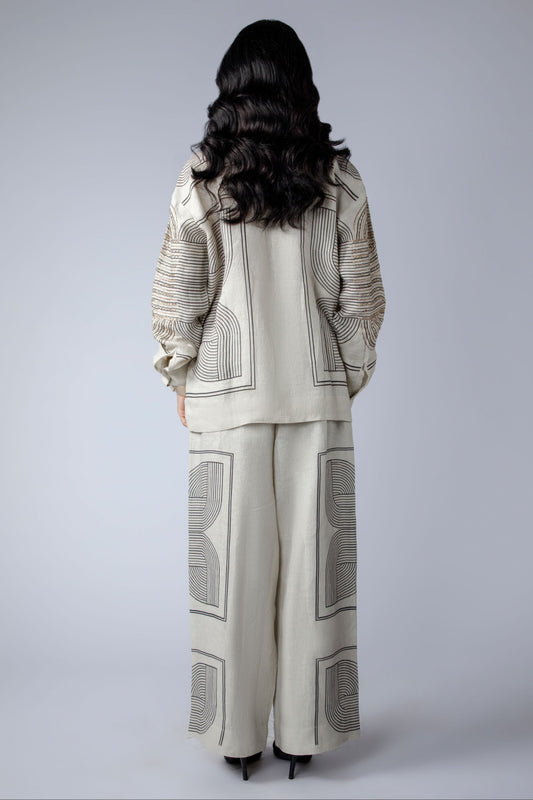 MishMash Shirt Beige W
