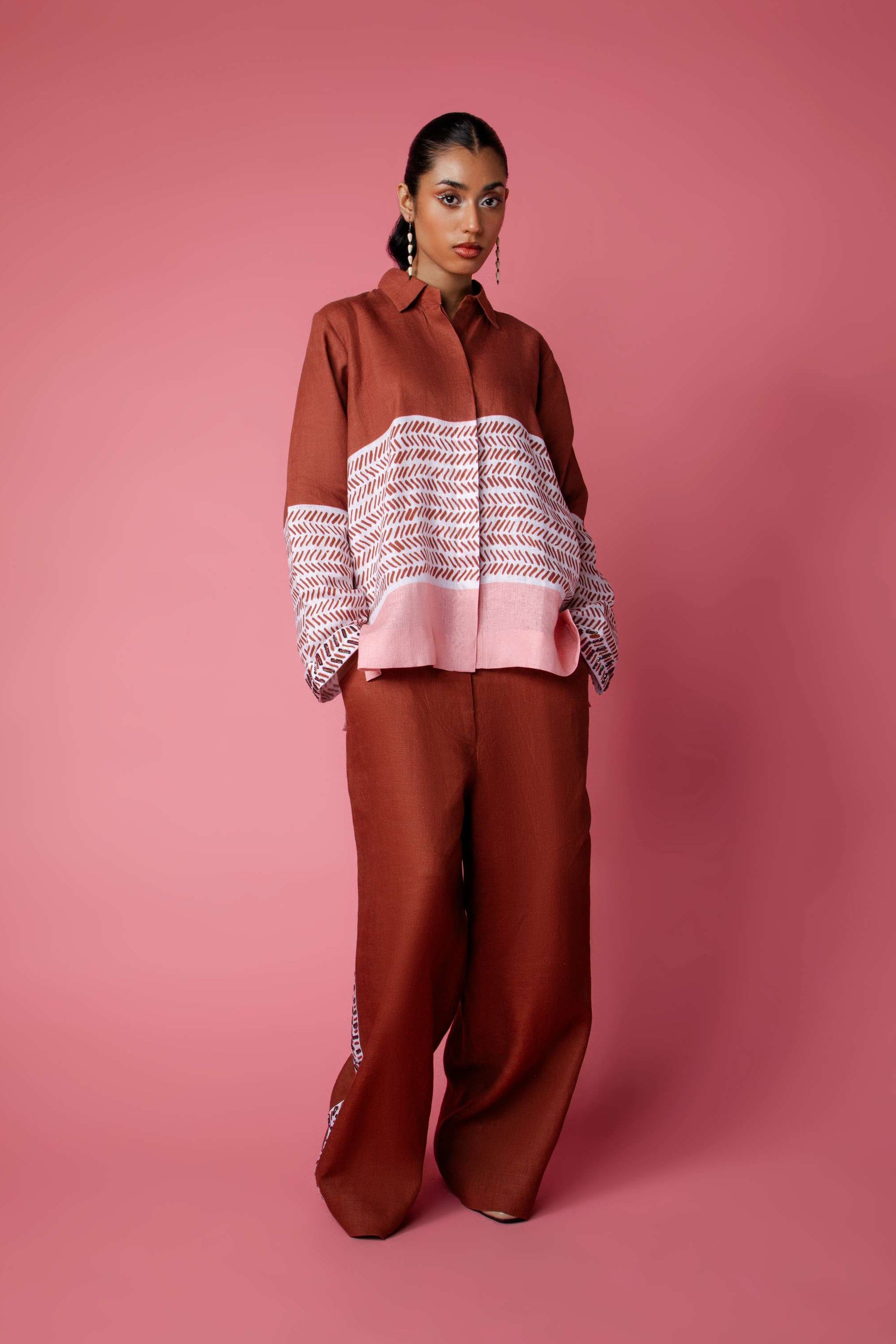 Mishmash Cord Set Brown