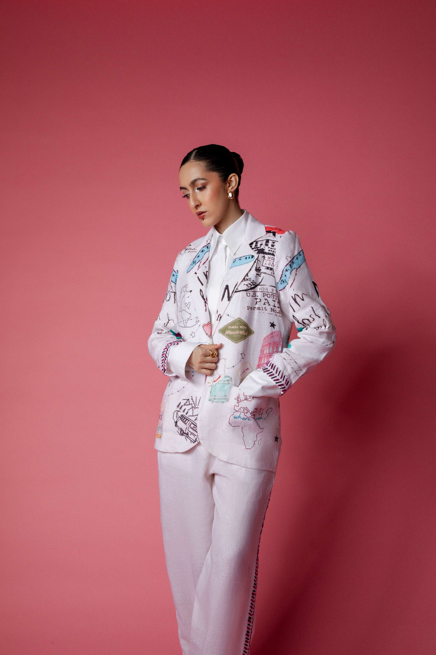 GLOBE TROTTER U Set - White