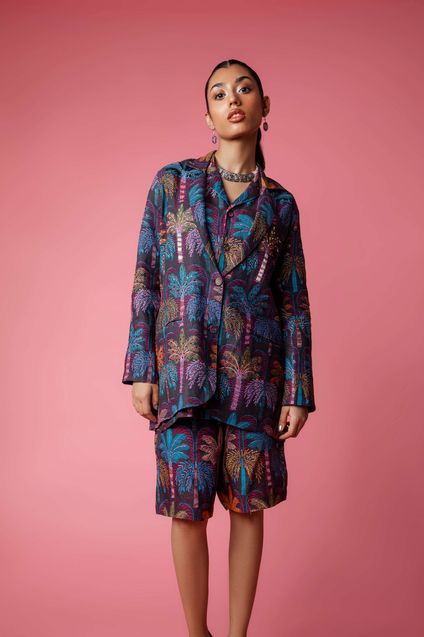 COASTAL MIRAGE  U Blazer - Blue