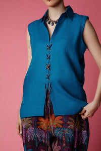 Coastal Mirage Eyelet Shirt W