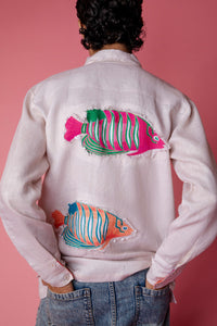 Tropical Swarm Linen Shirt