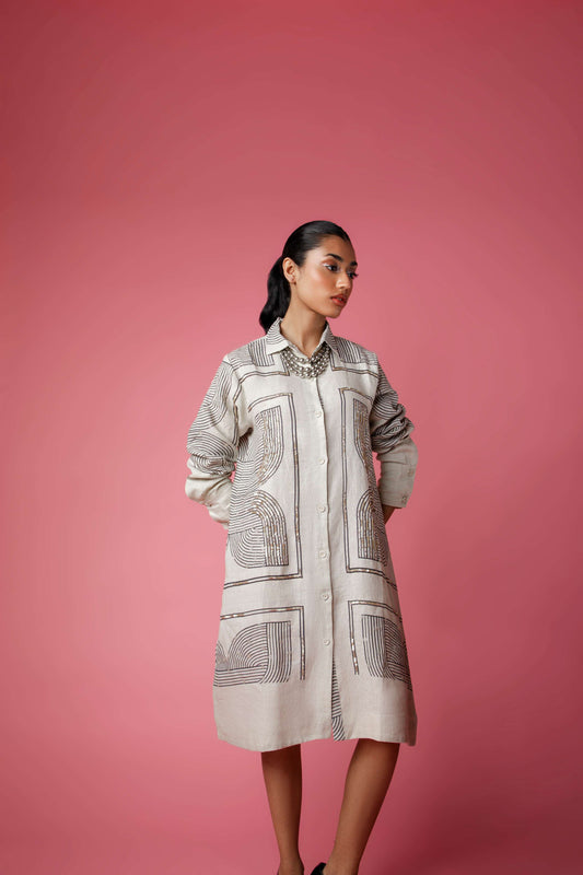 MISH MASH Dress - Beige