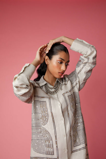 MISH MASH Dress - Beige