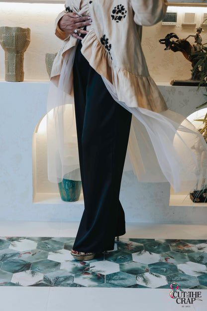 Shimmer Tulle Top W